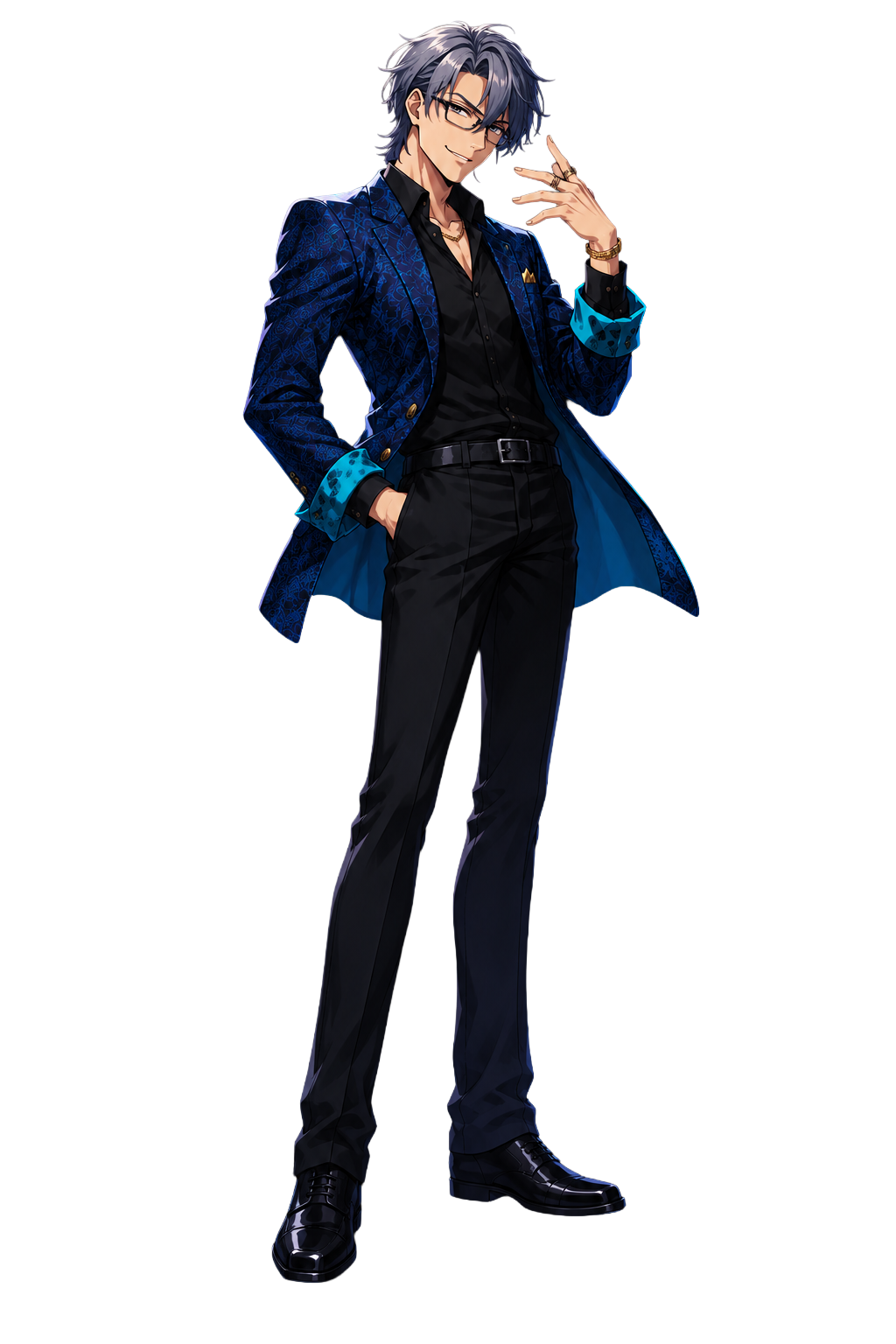 blue character
