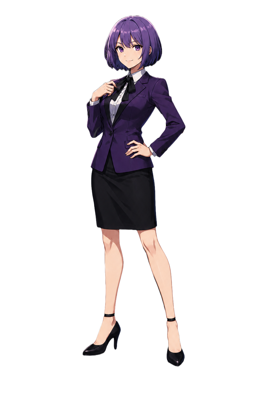 purple character